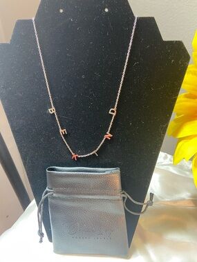 NWOT- Oak & Ivy Be Kind 19” Silver Necklace